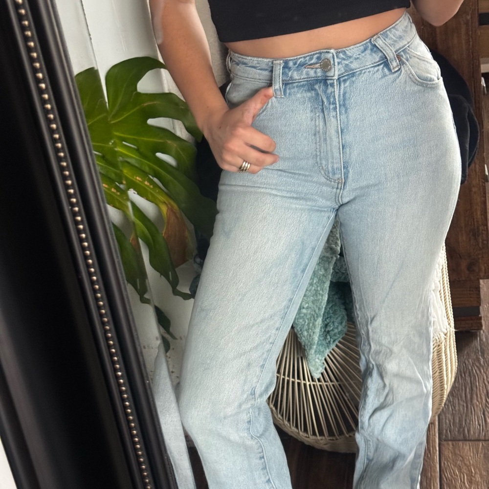 ROLLA'S High Rise Light Blue Jeans
